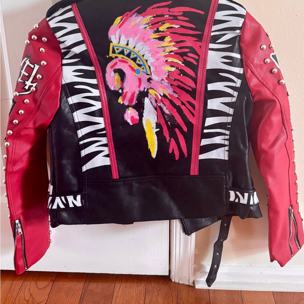 Studded Jacket Size Small - Picture 2 of 2